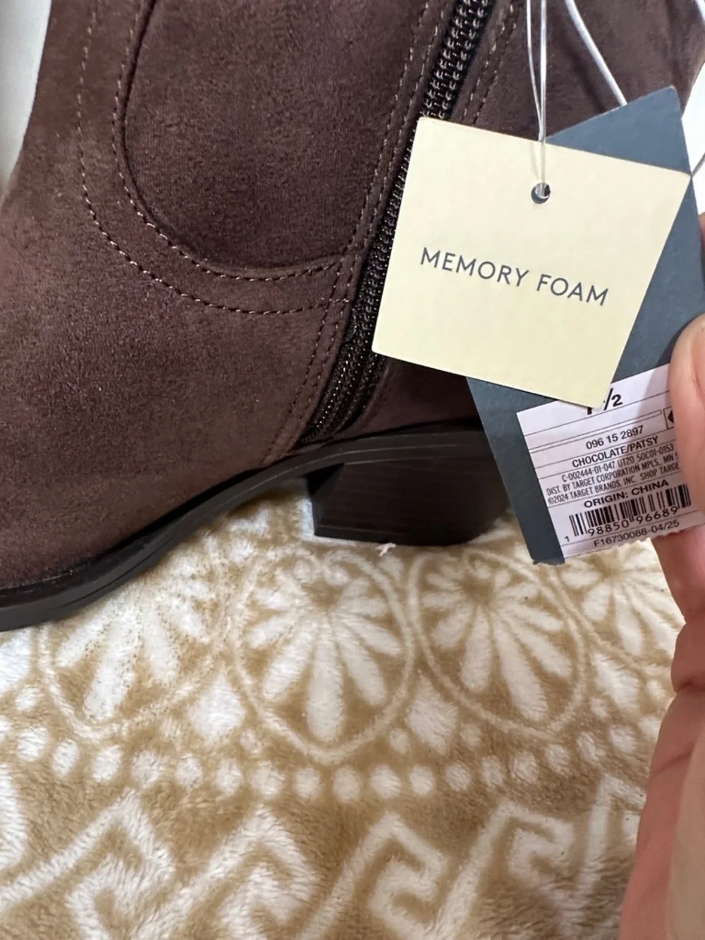 Universal Thread Brown Over-the-Knee Fringe Boots